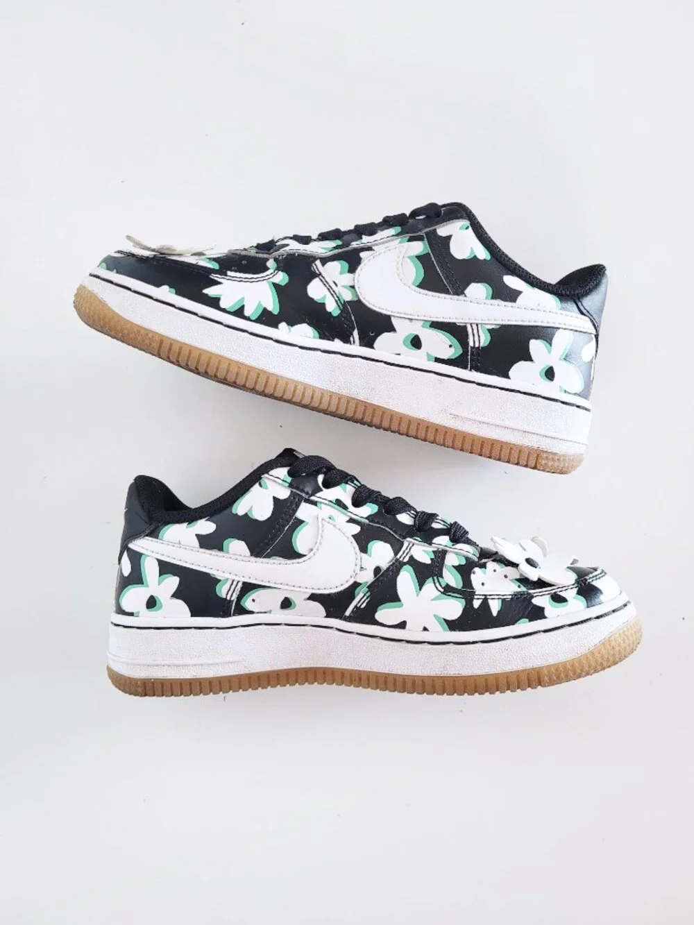Nike Air Force 1 LV8 Flowers Big Kids' Shoes DZ2663-001 - Size 2Y - Picture 5 of 8